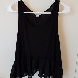 Flowy Black Tank Top